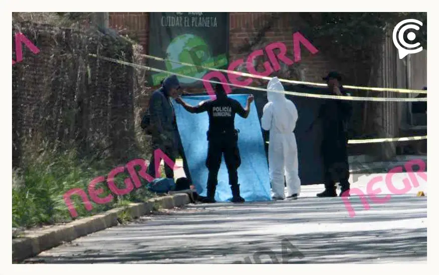 Asesinan a balazos a hombre en Amozoc; presuntamente le robaron un vehículo