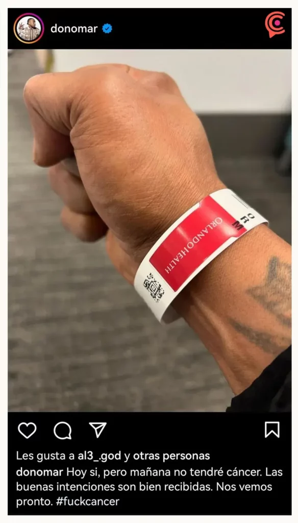 Don Omar revela que tiene cáncer, se despide temporalmente de sus fans