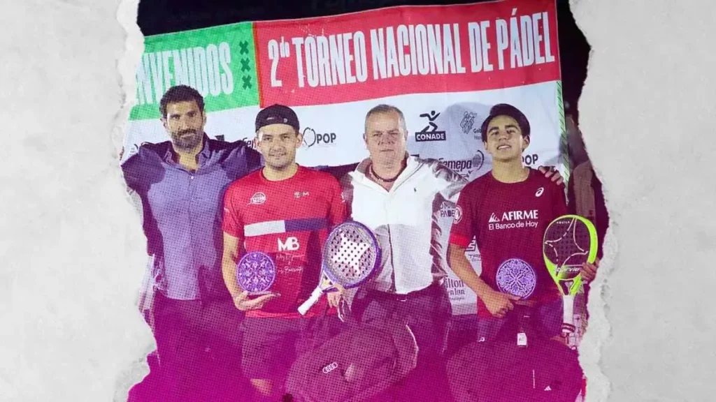 Diego Arredondo y Luis Enrique Barrientos, campeones del Segundo Torneo Nacional de Pádel Puebla 2024 