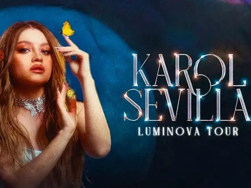 Karol Sevilla llegará a Puebla con su “Luminova Tour” en el Auditorio Explanada