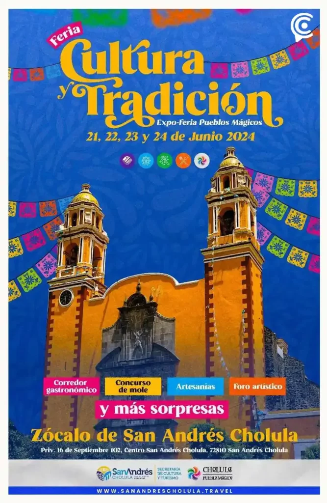 Habrá concurso de mole en la Feria Cultura y Tradición 2024 de San Andrés Cholula