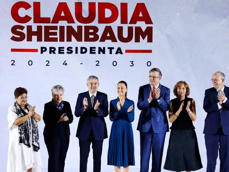Claudia Sheinbaum presenta a su gabinete de gobierno