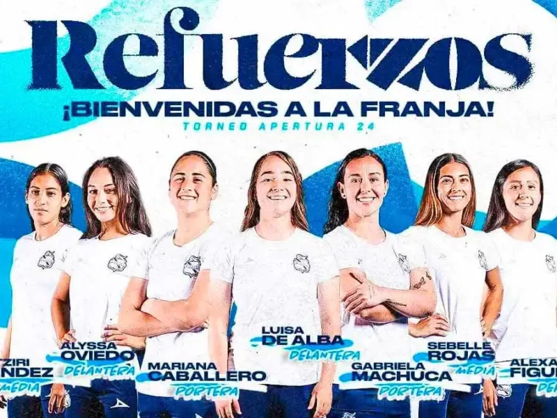 Puebla Femenil presenta a siete nuevas jugadoras para el torneo Apertura 2024