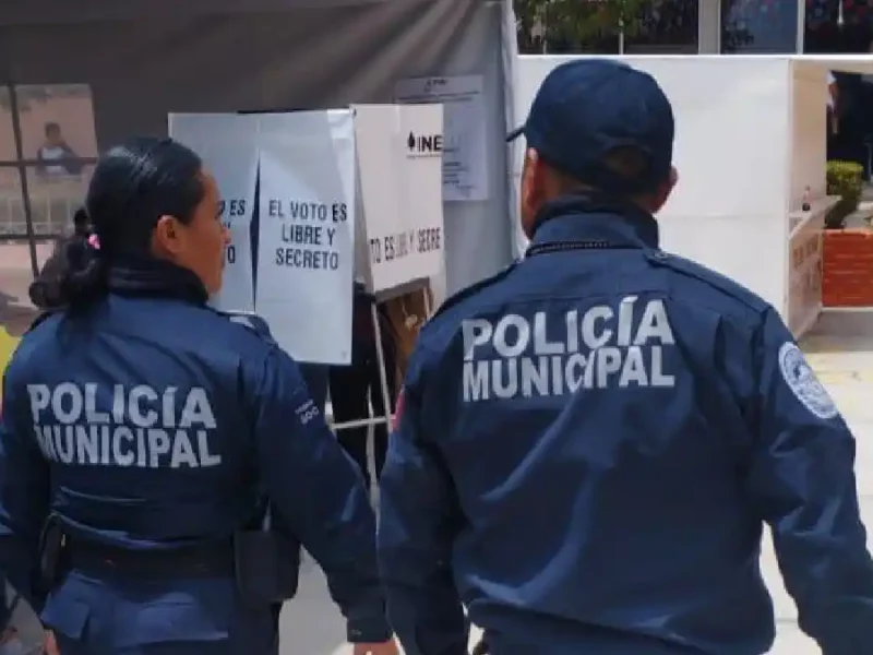 Reporta Policía de San Andrés Cholula saldo blanco tras elecciones 2024