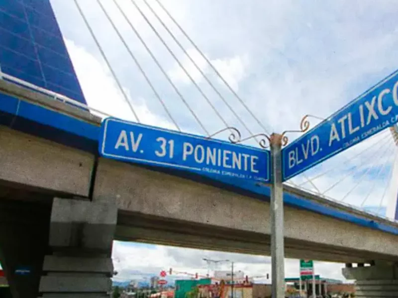 Ayuntamiento de Puebla rehabilitará puentes de Boulevard Esteban de Antuñano y 31 Poniente 