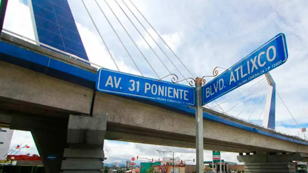 Ayuntamiento de Puebla rehabilitará puentes de Boulevard Esteban de Antuñano y 31 Poniente 