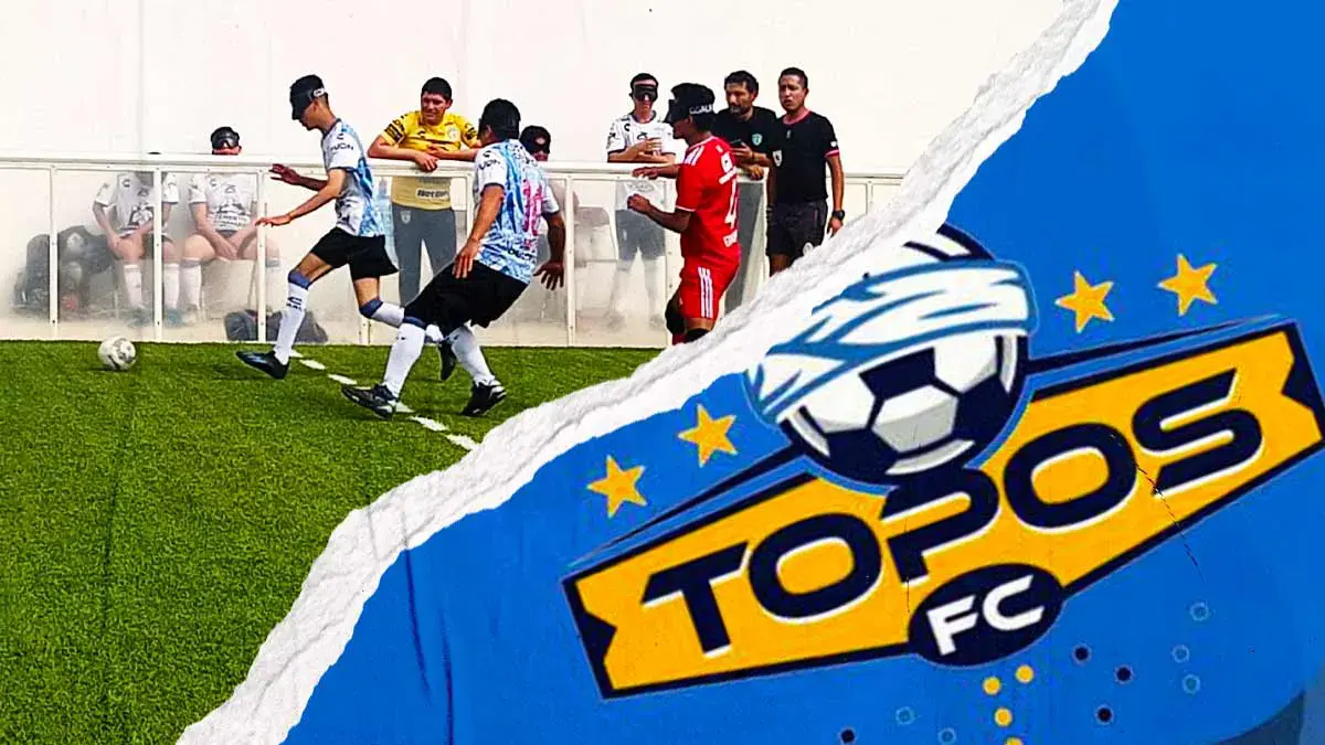 Topos Puebla se prepara para el inicio de la Liga Mexicana de Fútbol para Ciegos