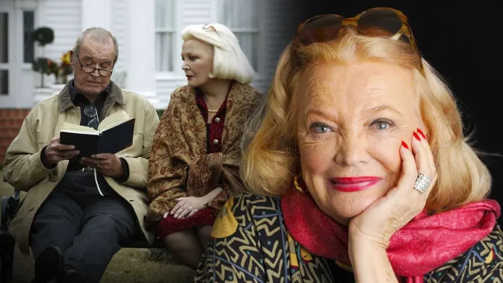 Gena Rowlands, actriz de “Diario de una pasión”, tiene Alzheimer como su personaje