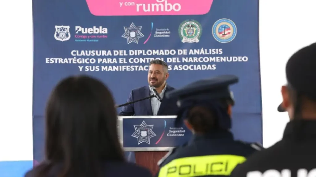 Policía nacional de Colombia capacita a elementos de la SSC en combate al narcomenudeo