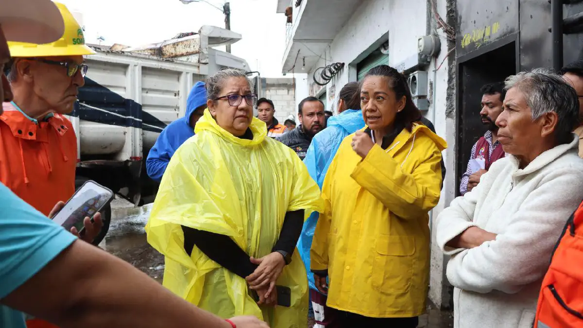 “Lo importantye es salvaguardar la vida de las familias”: Ariadna Ayala ante las fuertes lluvias registradas en Atlixco