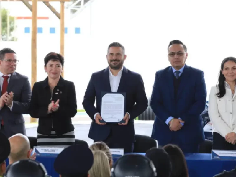 Recibe academia de policía municipal de Puebla registro como instancia capacitadora tipo "A"