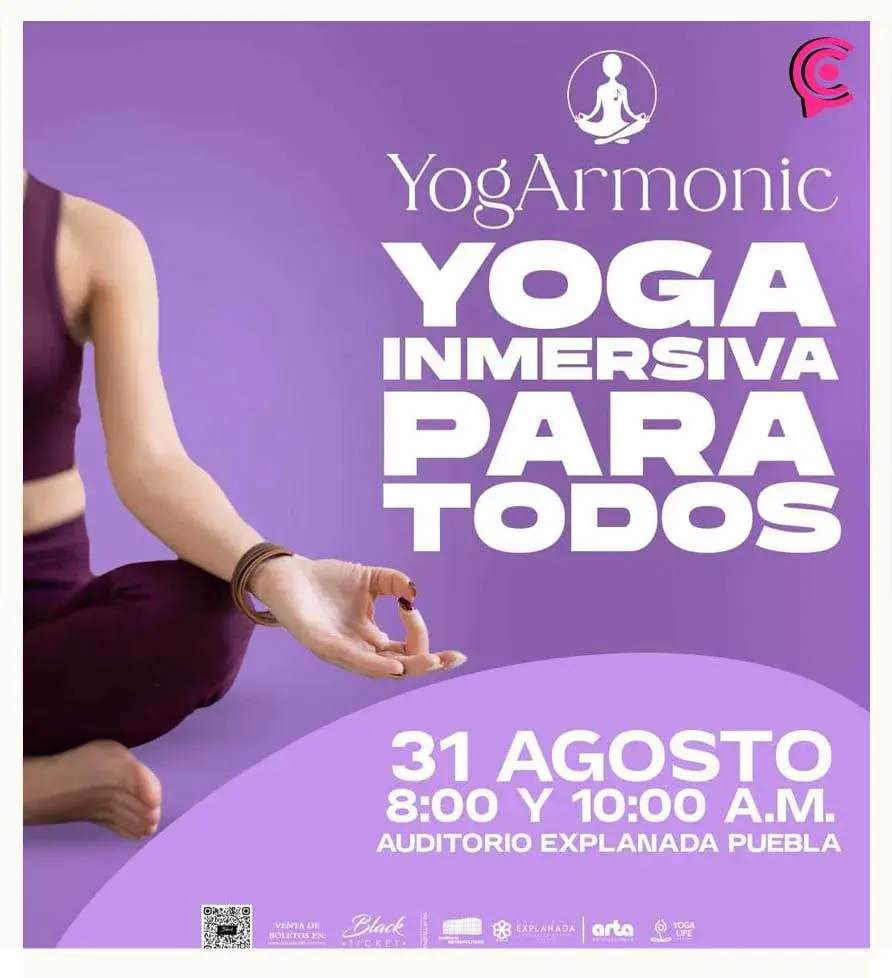 Relájate con YogArmonic, una experiencia inmersiva y sensorial del yoga en Puebla