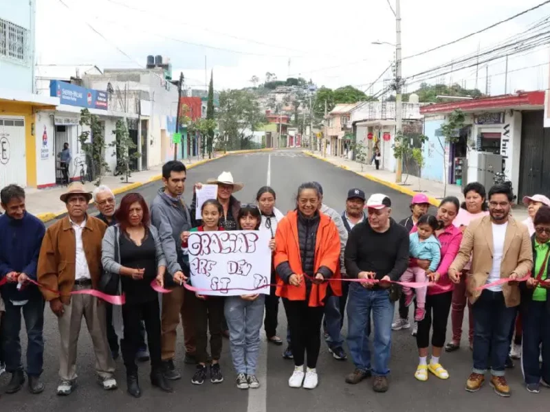 Ariadna Ayala concluye trabajos de rehabilitación de la avenida 20 de noviembre