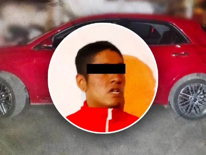 Policía Municipal detuvo a un hombre por robo de auto con violencia en Puebla
