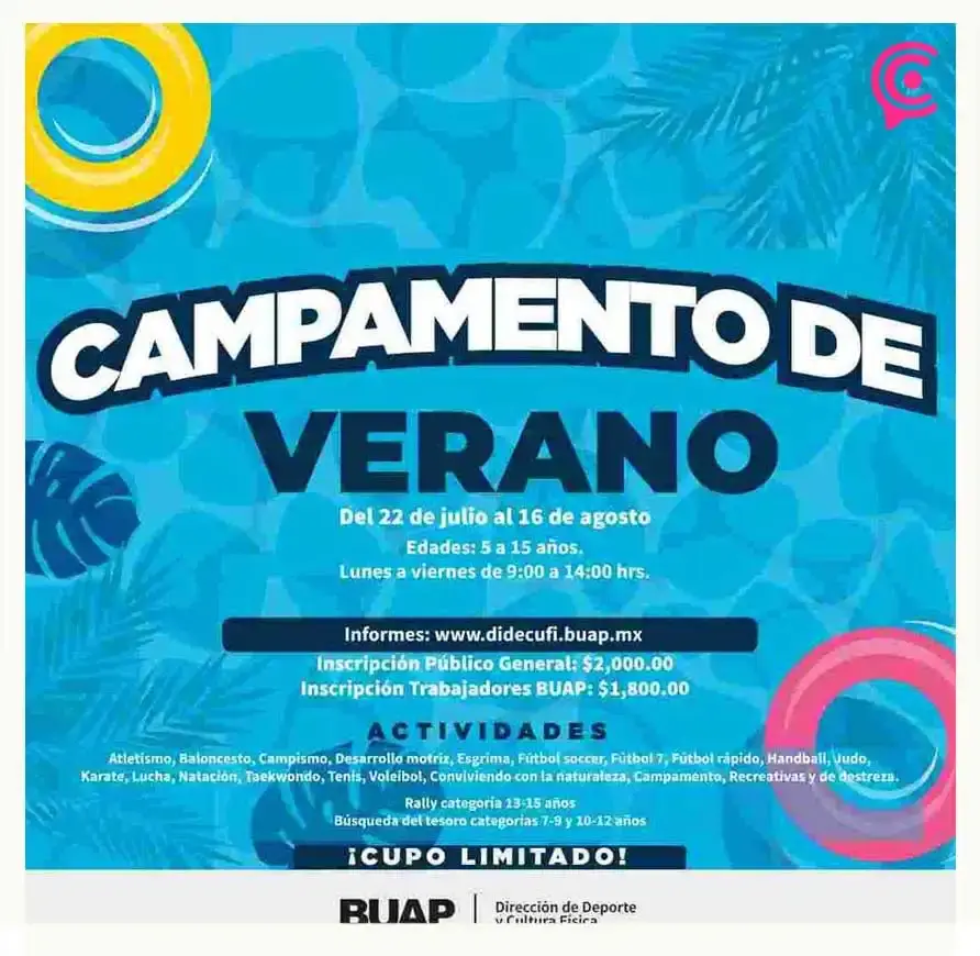 Ximena Sariñana y diferentes actividades en Puebla del 8 al 14 de julio