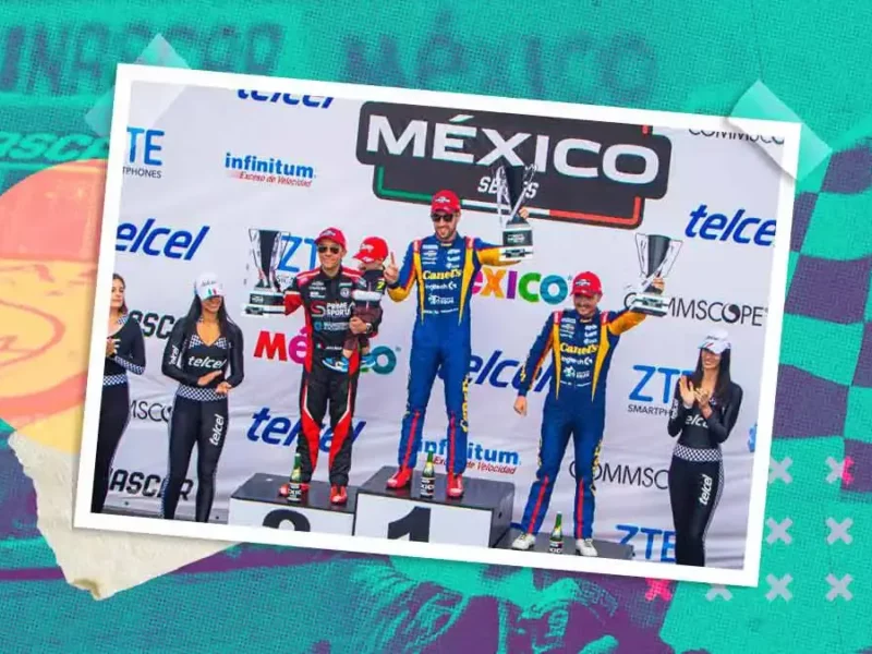 Rubén García Jr. gana la sexta fecha de Nascar México Series en Puebla