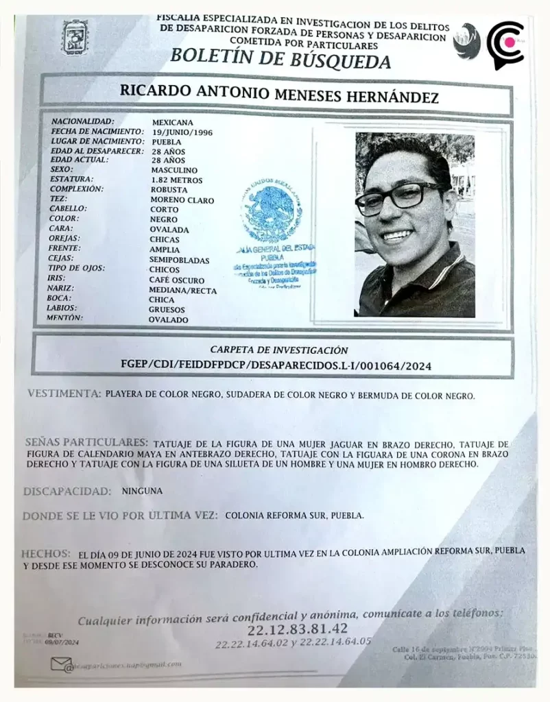 Ricardo Antonio desapareció tras persecución y balacera en Boulevard Esteban de Antuñano de Puebla