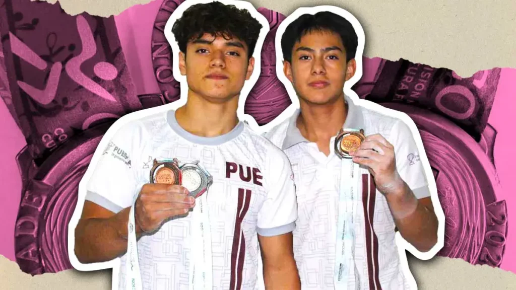Carlo Josep Ledo y Arturo Villanueva medallistas poblanos en los Juegos Nacionales Conade 2024