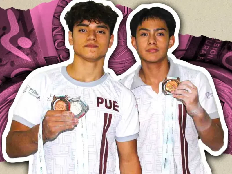 Carlo Josep Ledo y Arturo Villanueva medallistas poblanos en los Juegos Nacionales Conade 2024