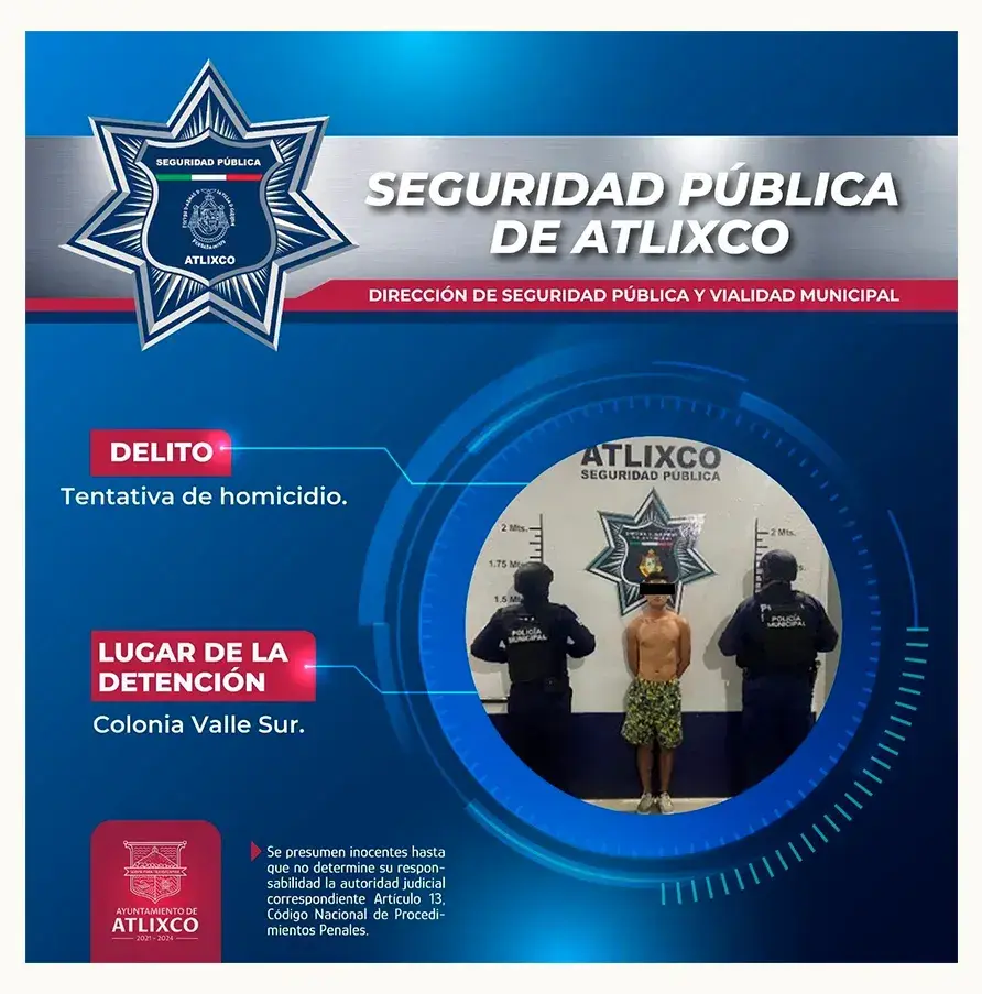 Policía de Atlixco recupera vehículo robado gracias a lectora de placas