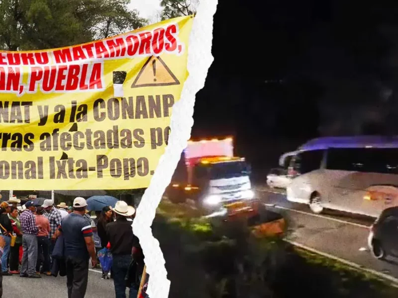 Casi diez horas después, levantan bloqueo en la autopista y la carretera federal México-Puebla 