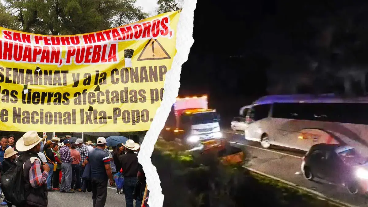 Casi diez horas después, levantan bloqueo en la autopista y la carretera federal México-Puebla 