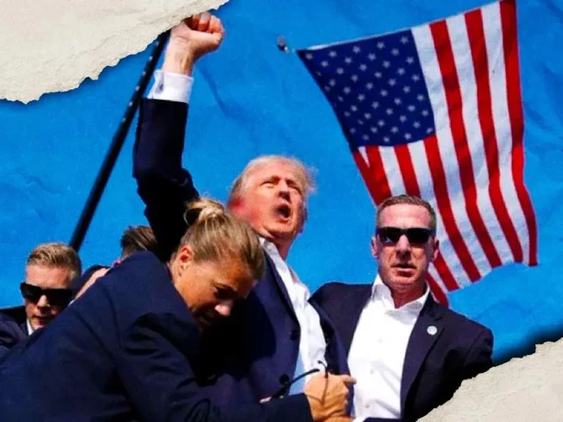 Donald Trump es herido durante aparente atentado en Pennsylvania, salió sangrando de una oreja