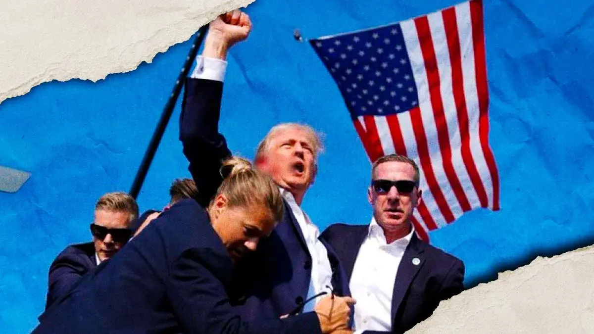 Donald Trump es herido durante aparente atentado en Pennsylvania, salió sangrando de una oreja
