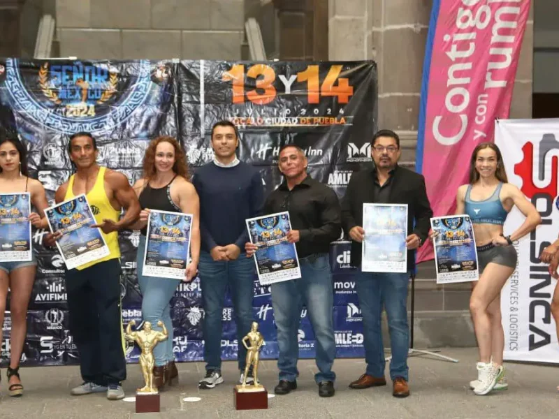 Puebla está lista para recibir este 14 de julio a más de 400 atletas para"Señor México Jr y Máster"