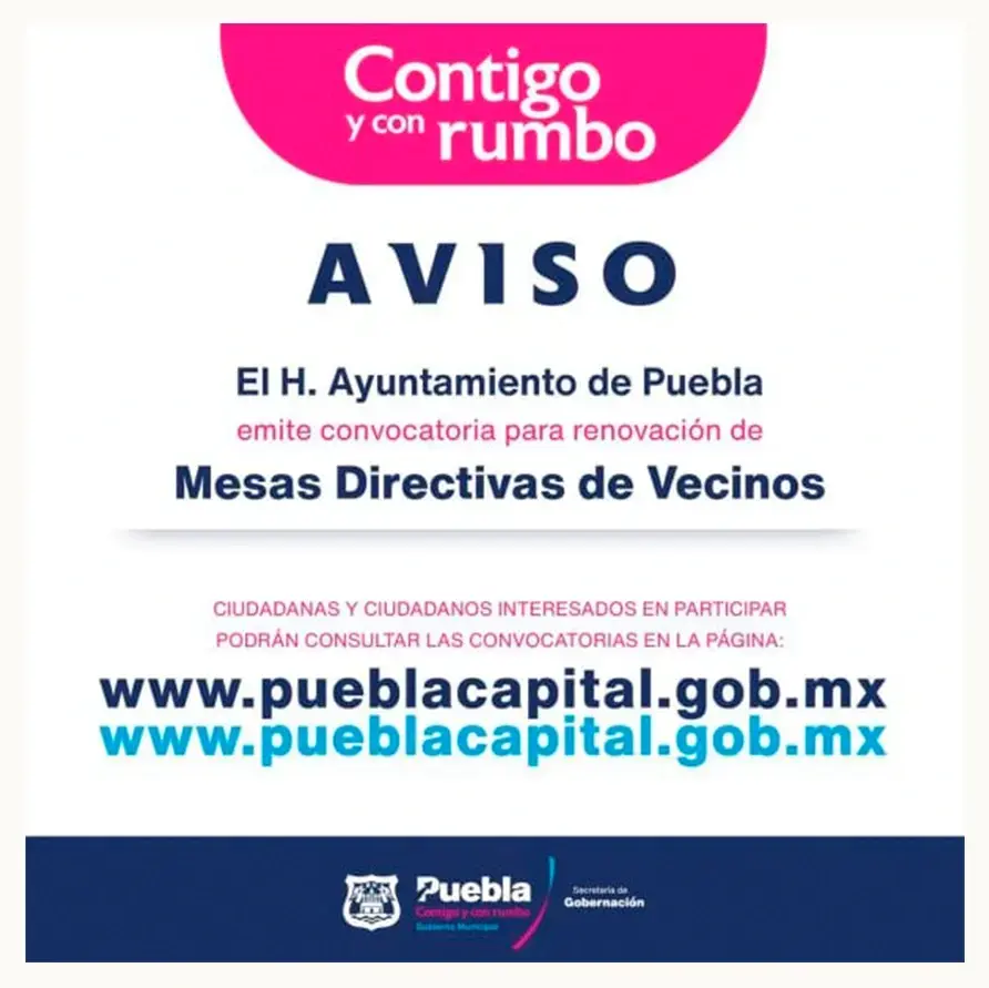 SEGOM municipal coordina renovación de mesas directivas de vecinos