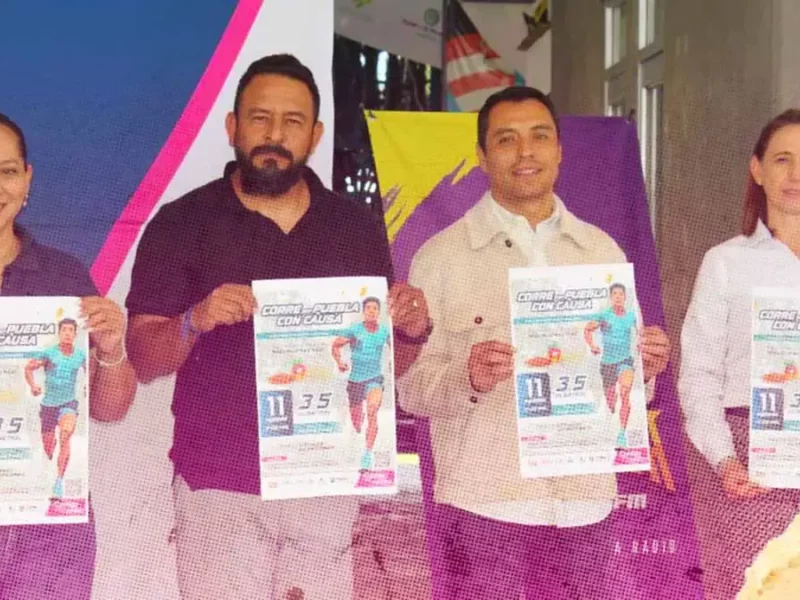 Inscríbete a "Corre por Puebla con Causa" con arroz y frijol; ayuda a familias vulnerables