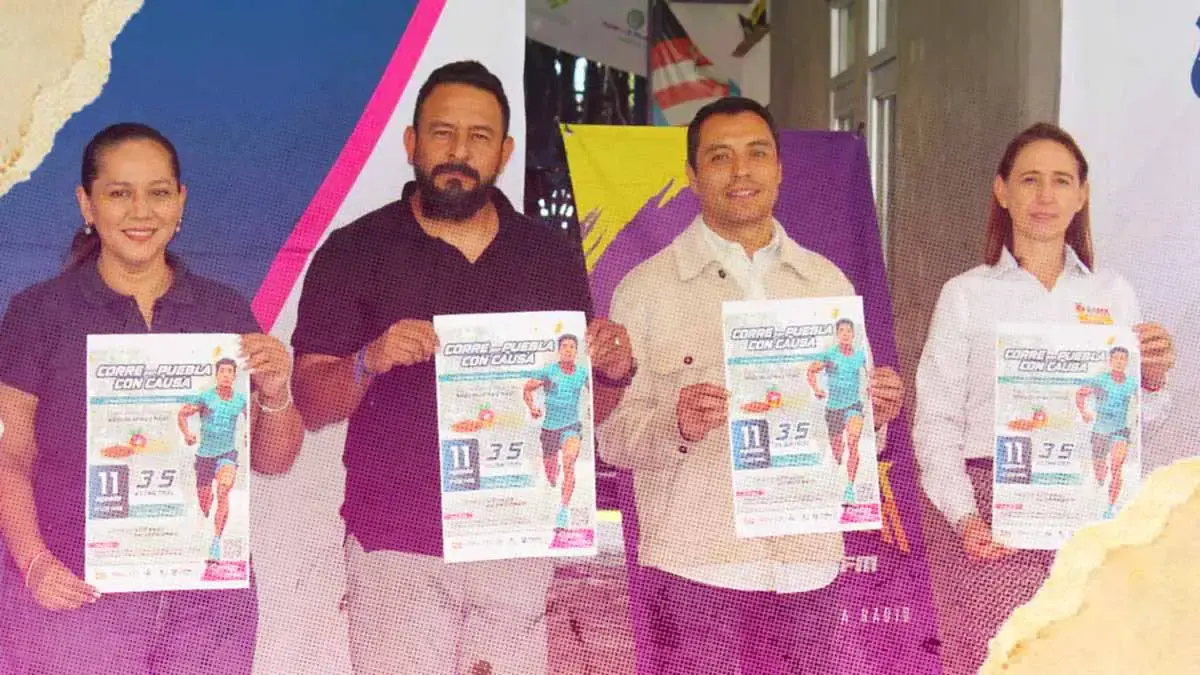 Inscríbete a "Corre por Puebla con Causa" con arroz y frijol; ayuda a familias vulnerables