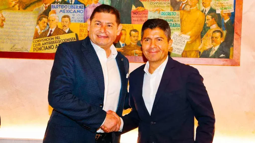 A un mes de su derrota, Eduardo Rivera se reúne con Alejandro Armenta  