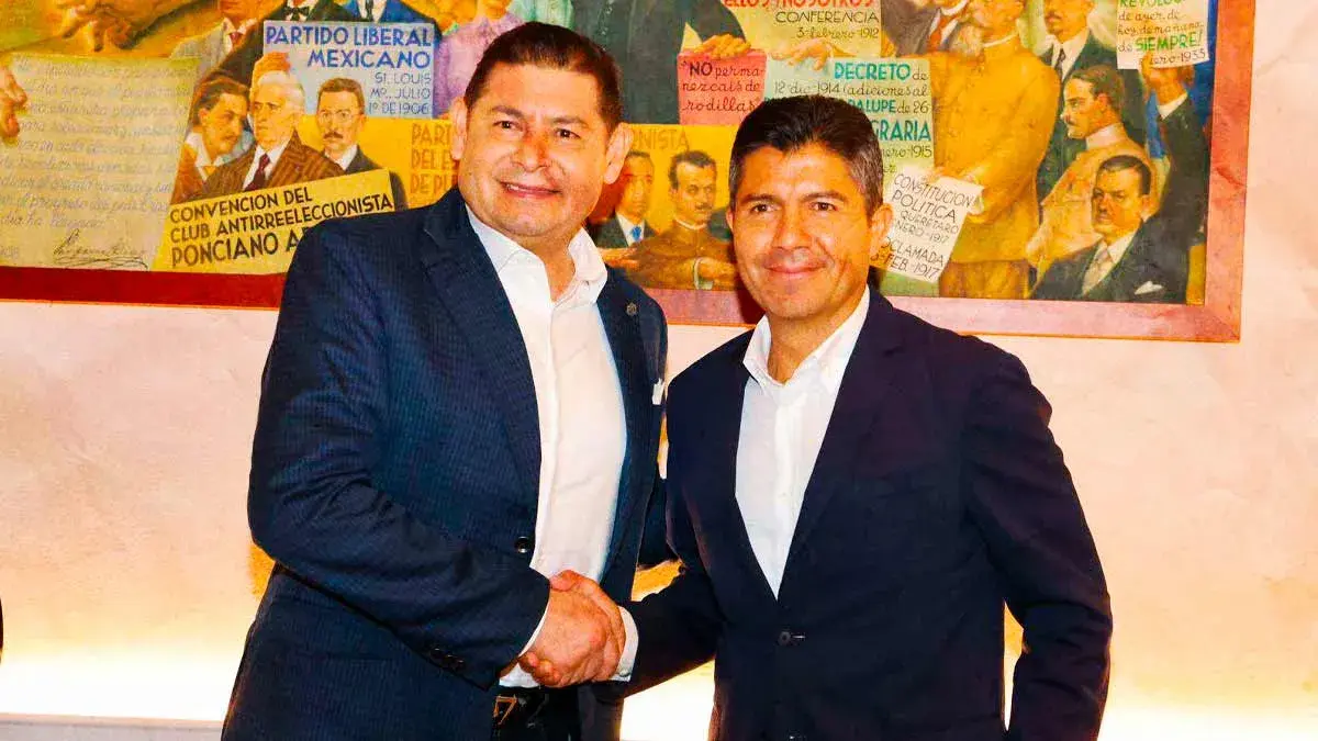 A un mes de su derrota, Eduardo Rivera se reúne con Alejandro Armenta  