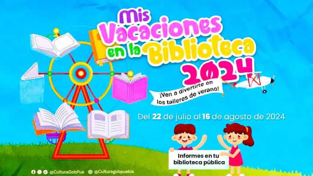 Bibliotecas públicas en Puebla ofrecerán talleres de verano gratuitos