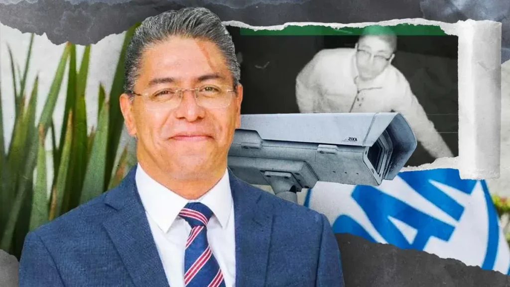 Exhiben a Marcos Castro, secretario general del PAN Puebla, en romance con guardia de seguridad