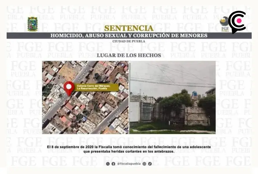 Sentencian a 29 años de prisión a Fabricio, mató a su hijastra en La Resurrección 