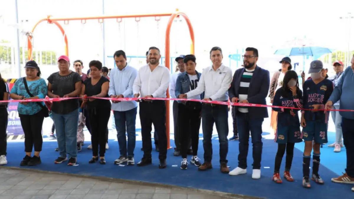 Gobierno municipal de Puebla inaugura canchas deportivas en San Jeronimo Caleras