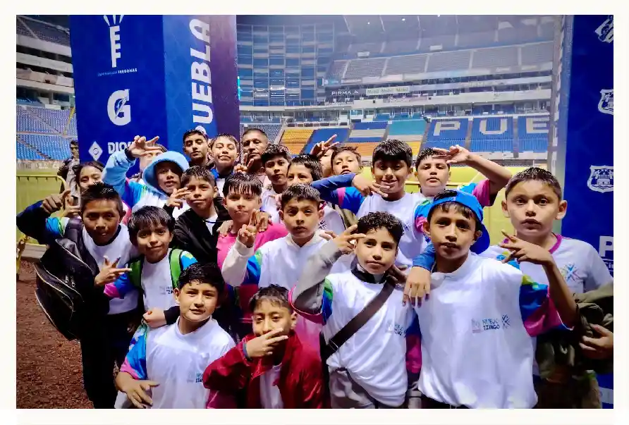 Alumnos de la Escuela de Iniciación Deportiva de Fútbol de Huejotzingo destacan en torneo copa franja 2024
