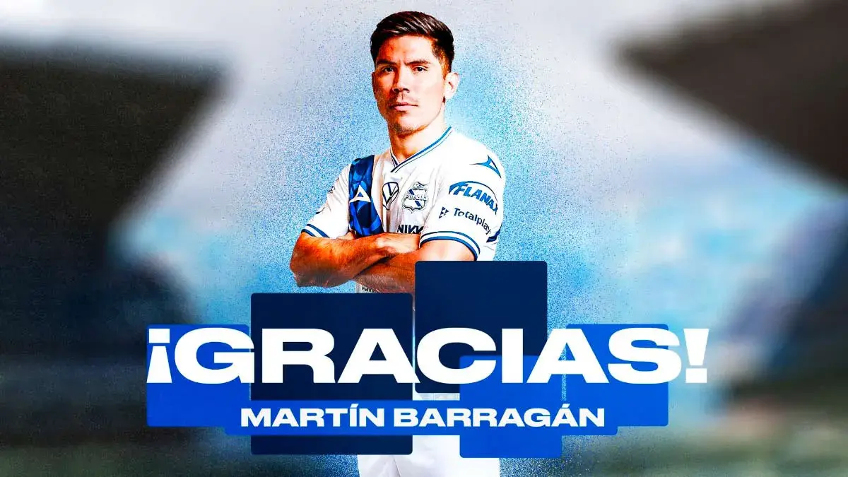Martín Barragán es baja del Club Puebla para el Apertura 2024; reforzará al Celaya  