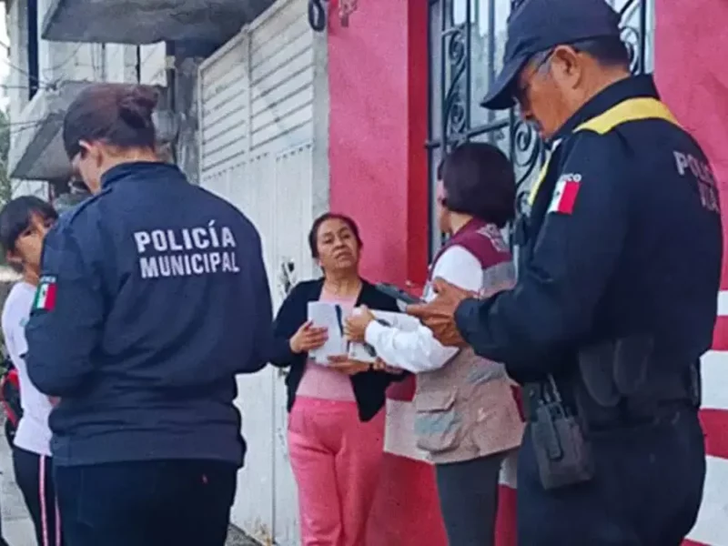 Policías de Atlixco frustran robo a casa habitación y recuperan auto robado