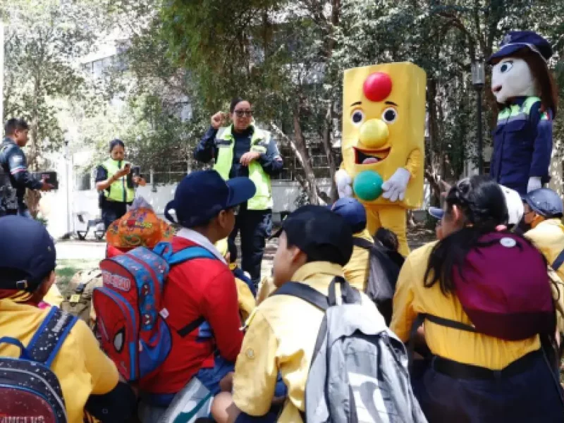 Ayuntamiento de Puebla capacita a más de diez mil niñas y niños en seguridad vial