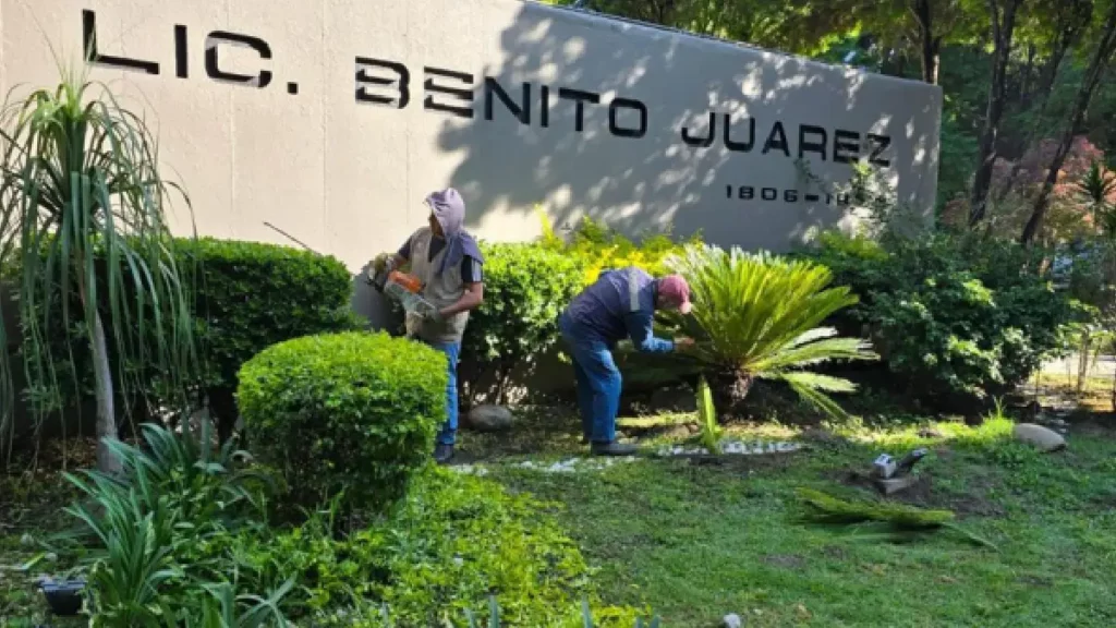 Ayuntamiento de Puebla da mantenimiento a más de 12 millones de metros cuadrados de superficies en parques, jardines y áreas verdes