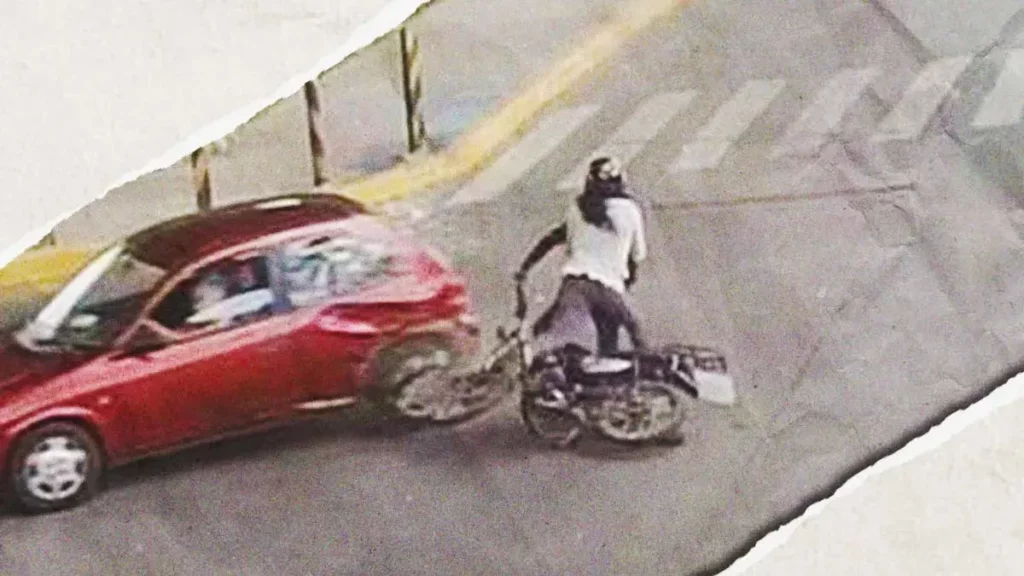 Motociclista pierde dos dedos en accidente en la Diagonal Defensores de la República en Puebla 