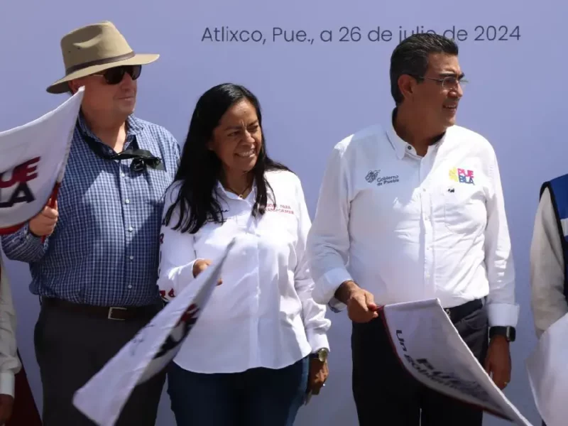 Sergio Salomón y Ariadna Ayala realizan obras con sentido social de más de 74 mdp, en Atlixco