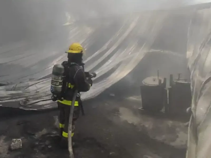 Destaca labor de bomberos de San Andrés Cholula en incendio ocurrido en Atzompa