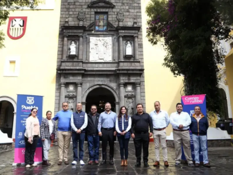 Gobierno municipal da mantenimiento a fachadas de tres templos de Puebla capital