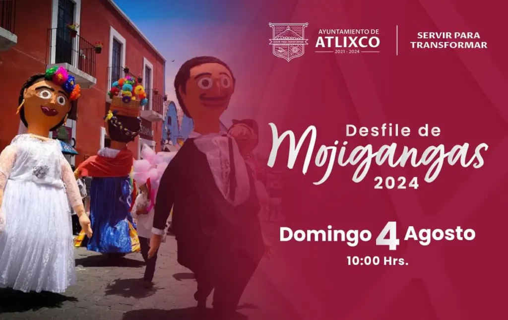 Atlixco sigue de fiesta; ven al gran desfile de mojigangas este domingo