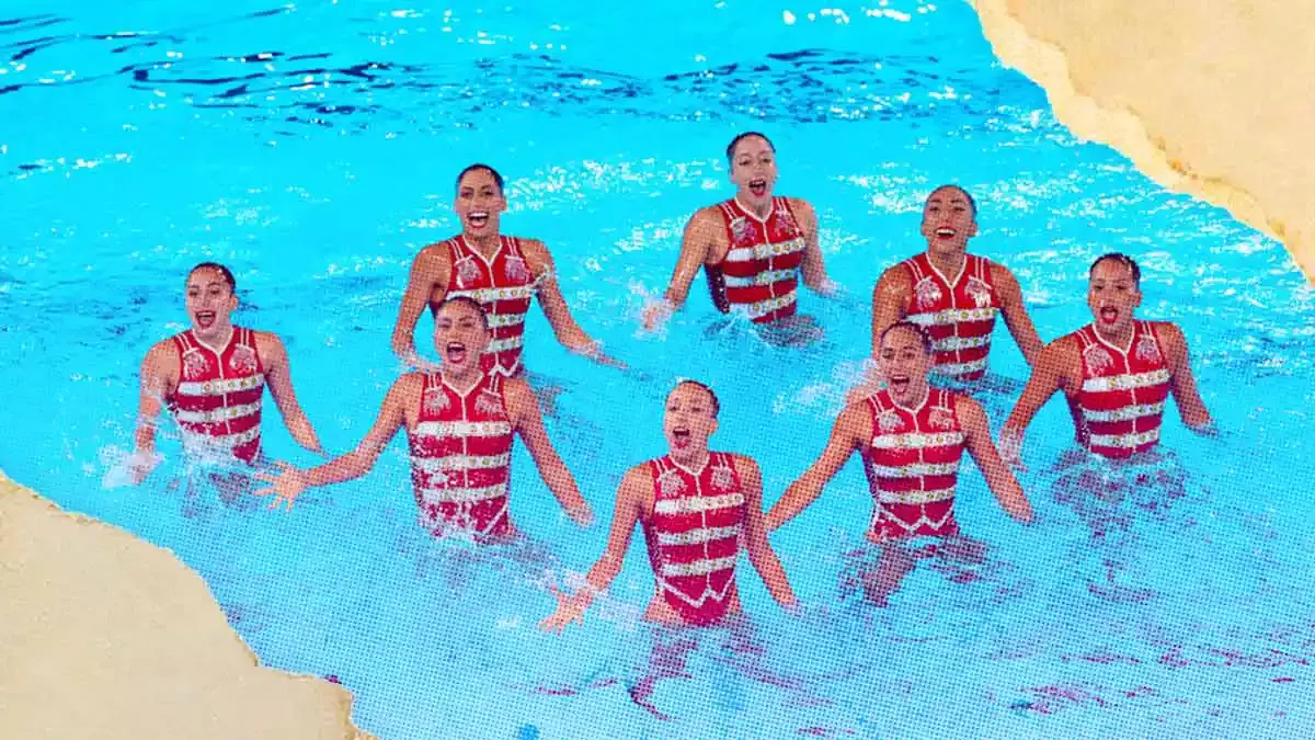 Equipo de natación artística de México debuta en Juegos Olímpicos París 2024 con polémica rutina