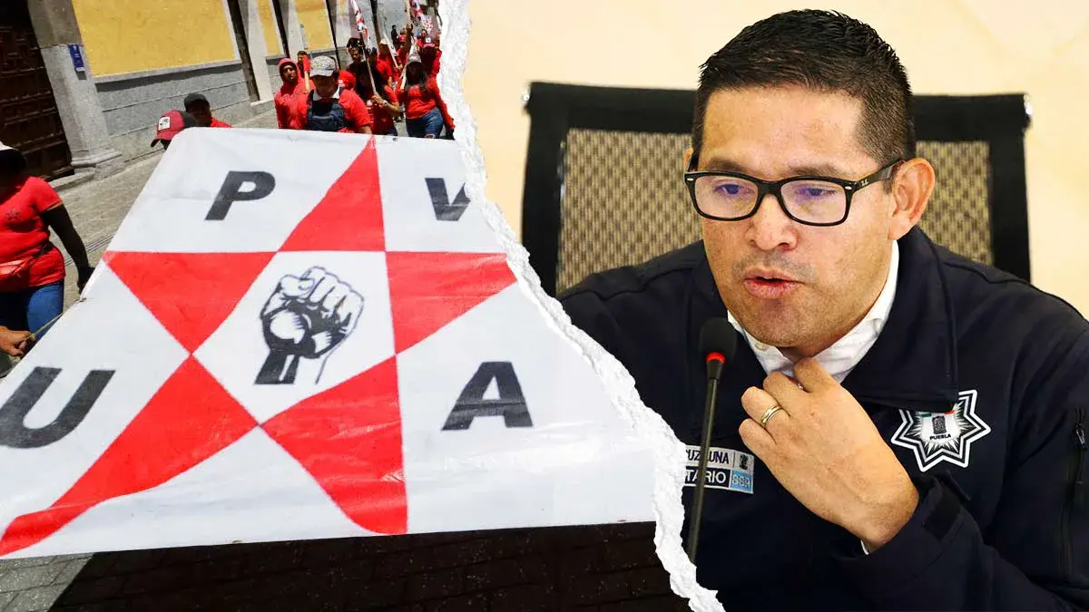 SSP Puebla pide respetar a policías tras enfrentamiento con ambulantes de UPVA “28 de octubre” 